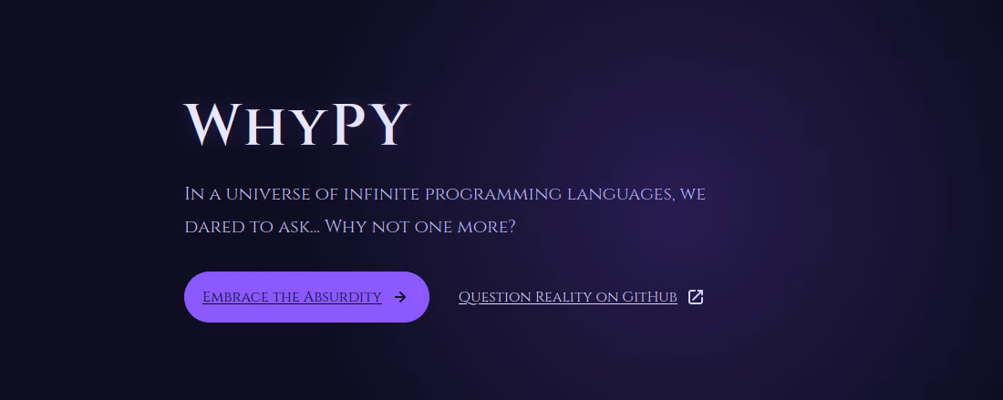 WhyPY screenshot